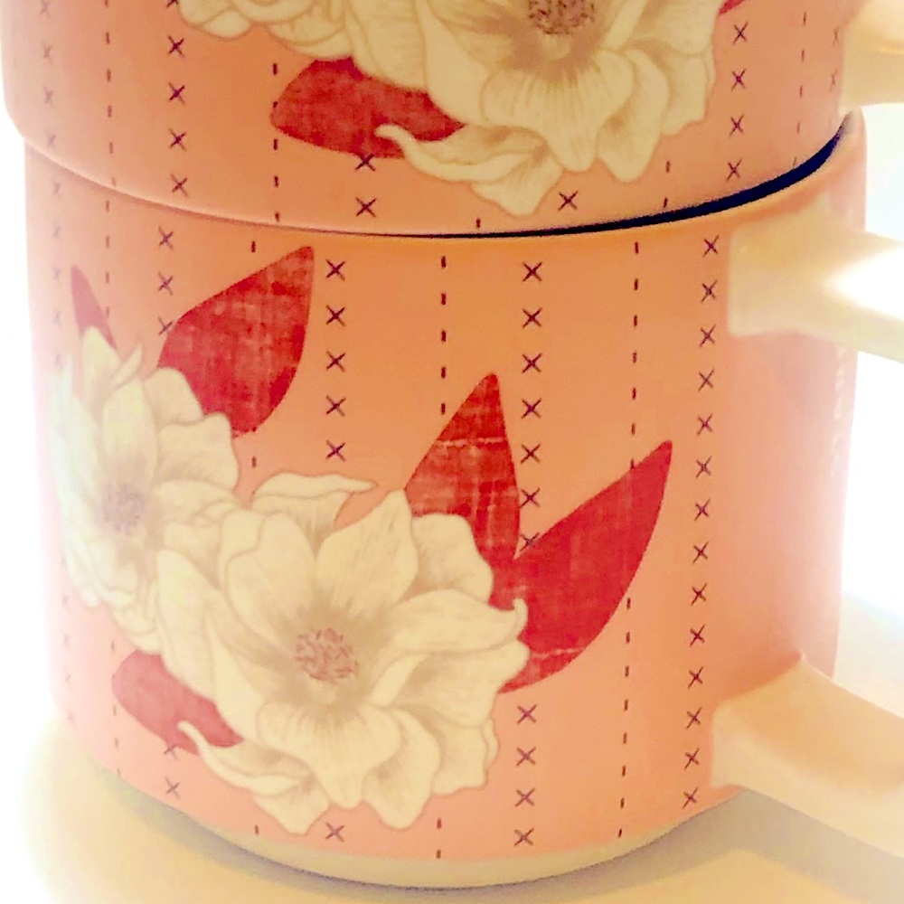 Starbucks Stackable Pink Coffee Mugs, Set of 2 - Picture 8 of 8